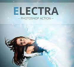 极品PS动作－星尘散离(含高清视频教程)：Electra - Photoshop Action